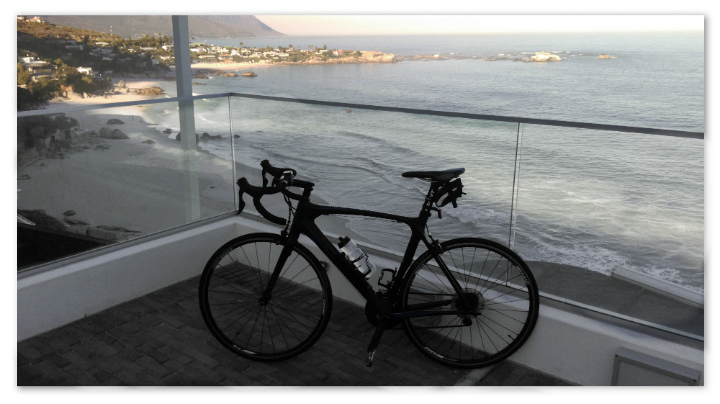 the bike courtesy of Cape Town Cycle Hire