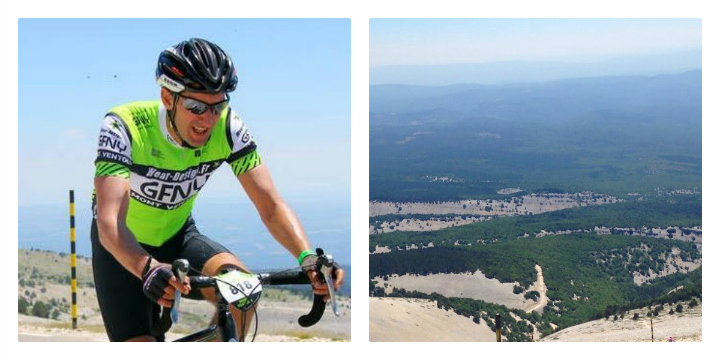 Andrew climbs Mont Ventoux