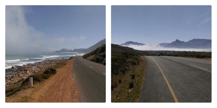 Plateau Road and Misty Cliffs