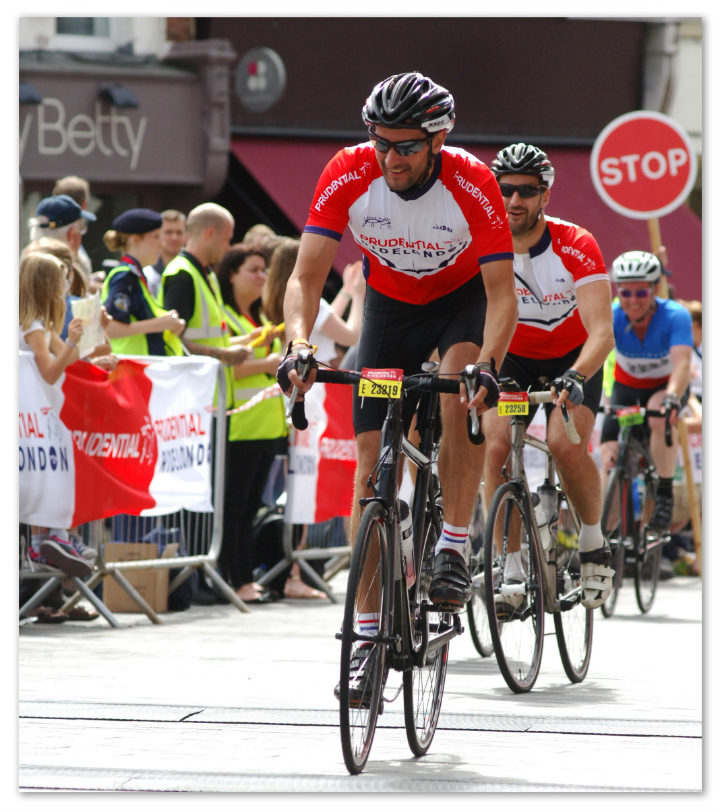 Andy of the Broleur team on London 100