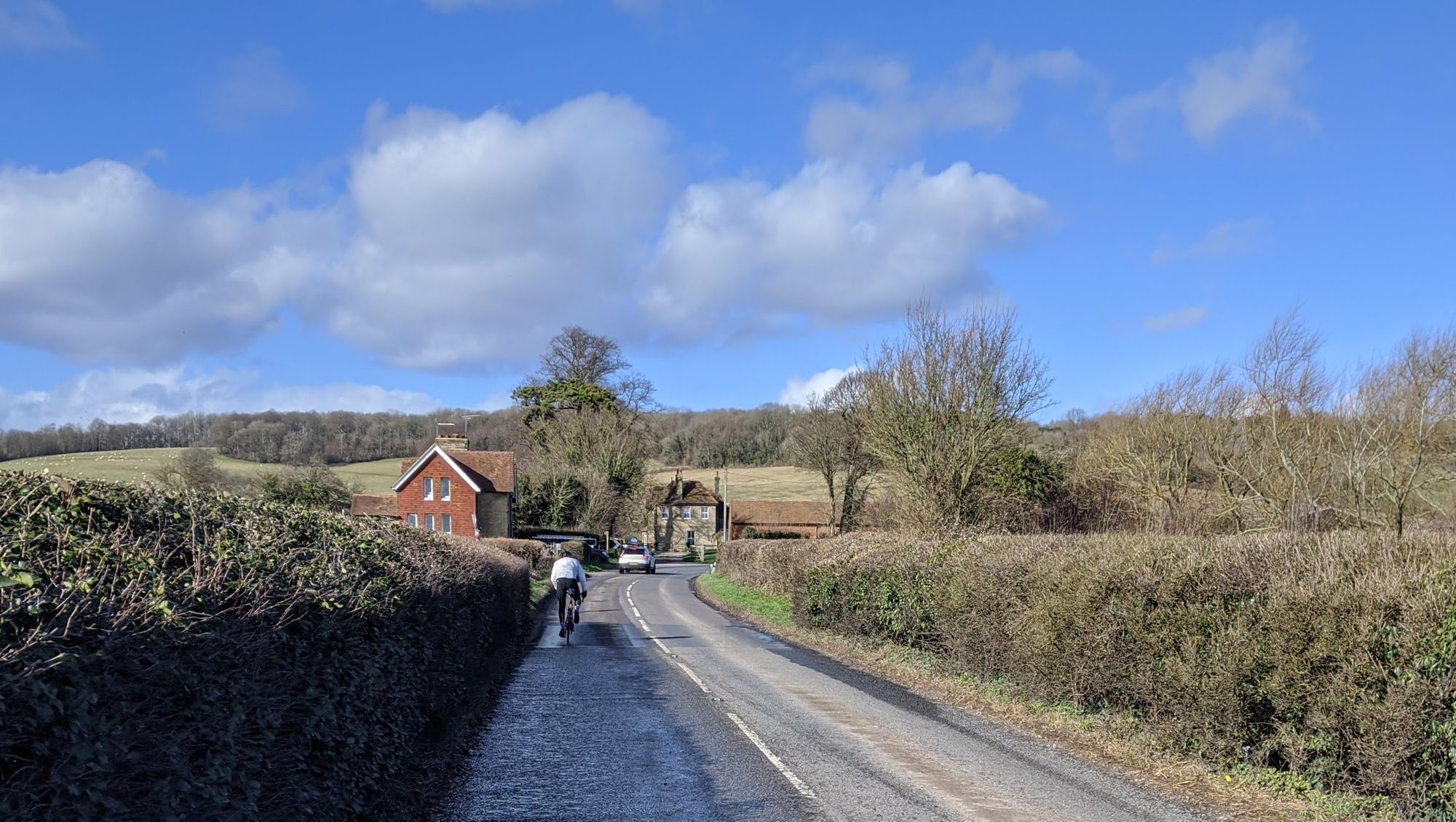 Cycling through the lanes of Kent