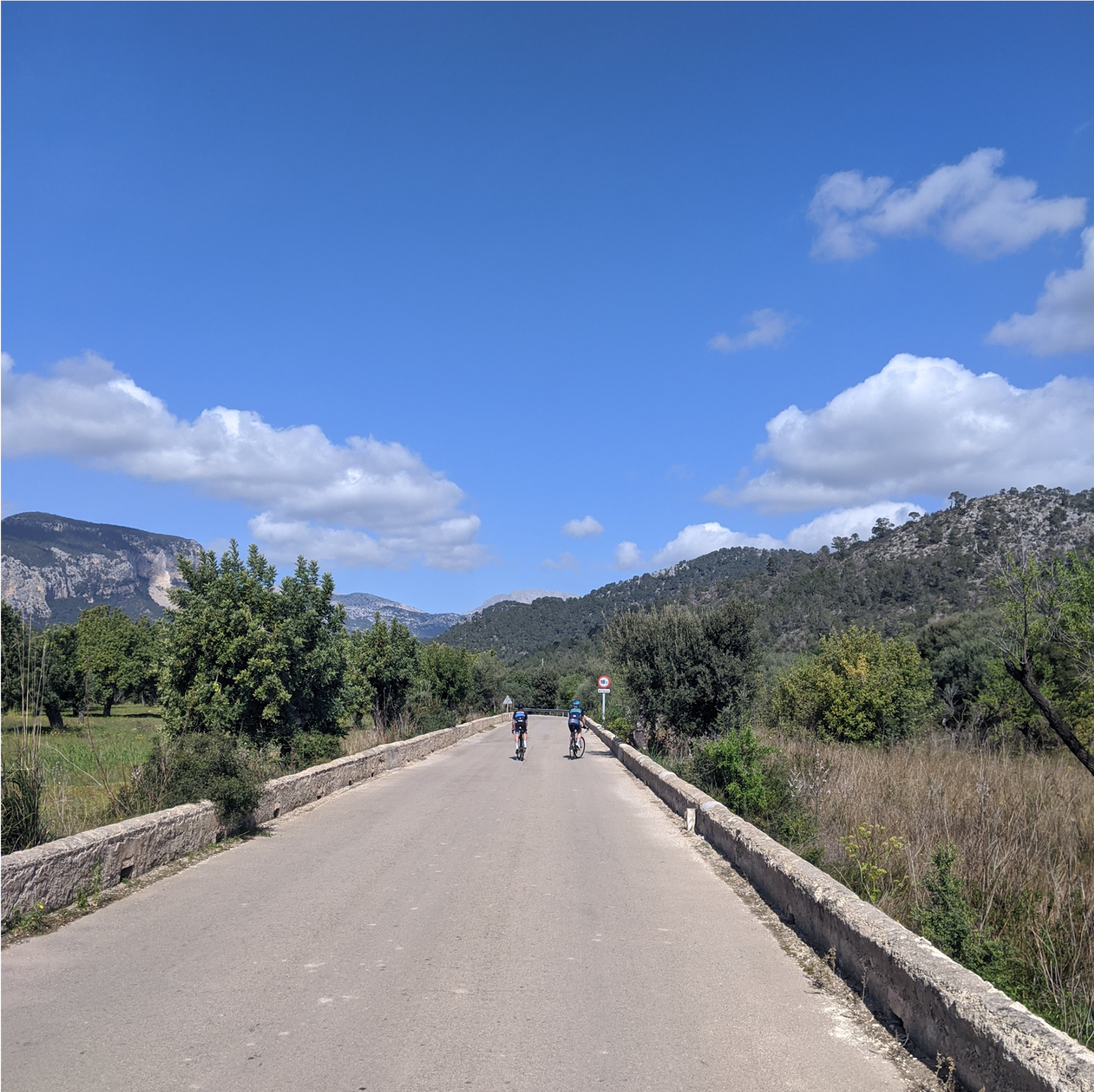 Cycling towards Orient in Mallorca