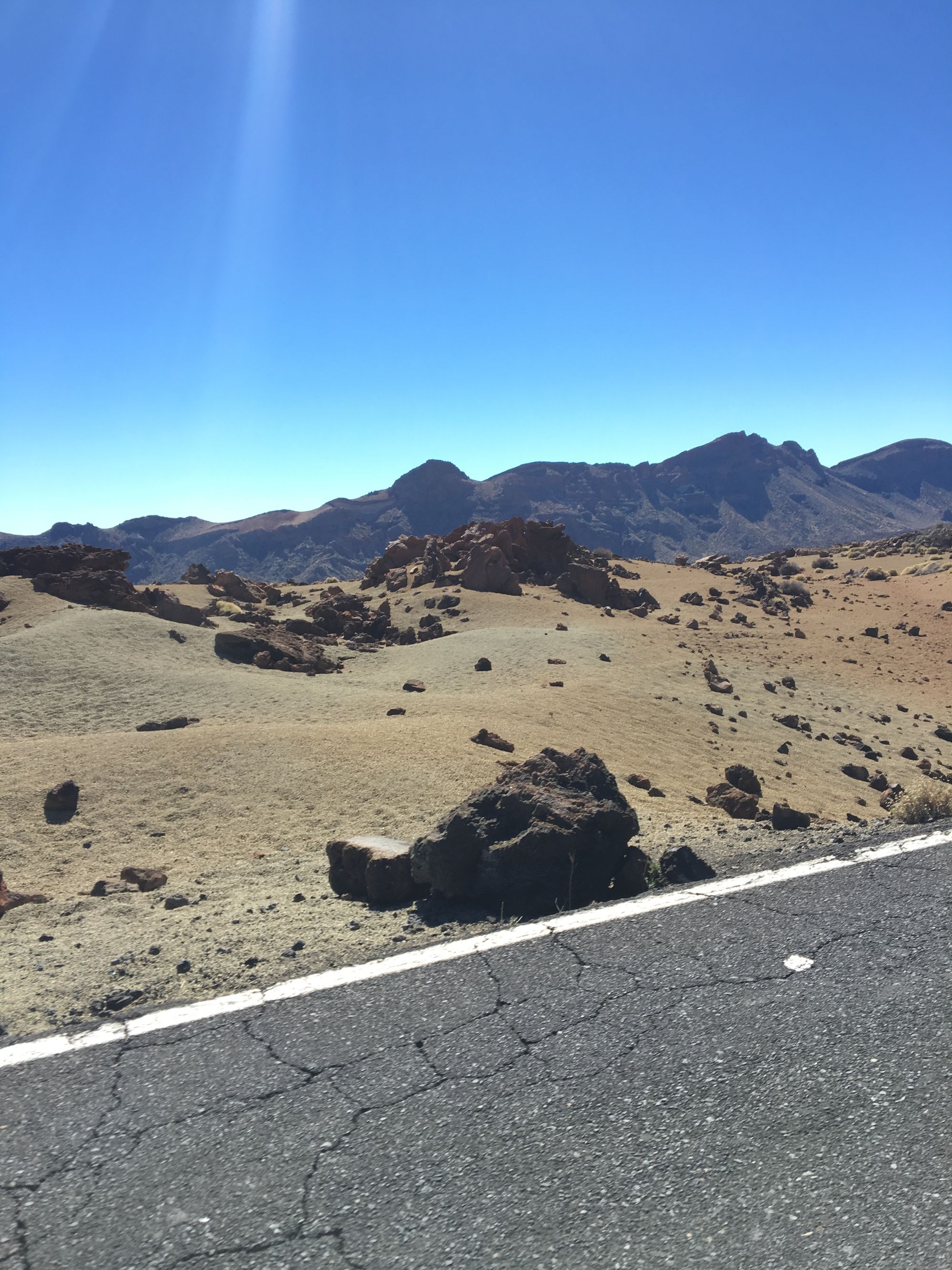 cycling in Tenerife and its barren volcanic landscape