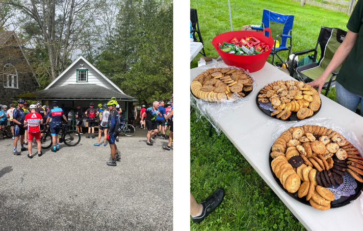 Delaware Gran Fondo feed stations