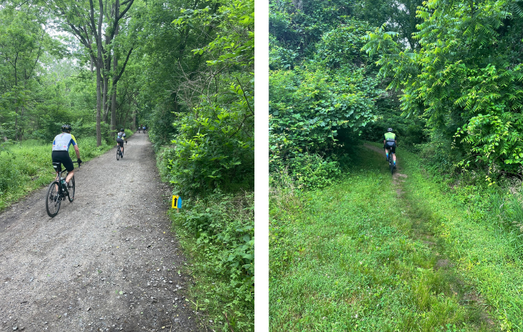 GGC riders in White Clay Creek Park