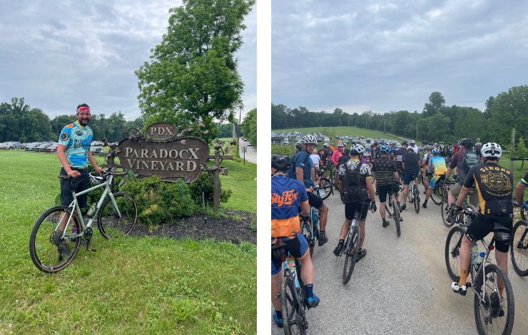 Gravel Grape Crusher start line