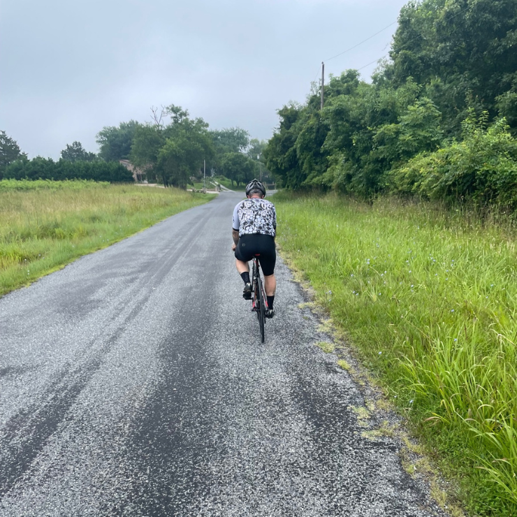 Riding through Grasonville in Bikes & Beers Kent Island